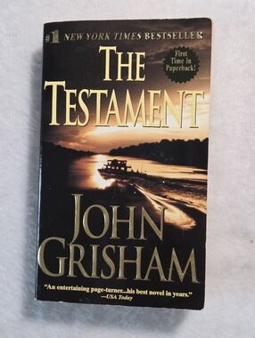 The Testament by John Grisham Paperback Book